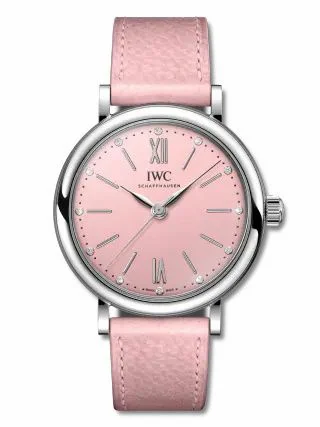 IWC Portofino 34 Stainless Steel / Peach Powder IW3574-17 (IW357417)